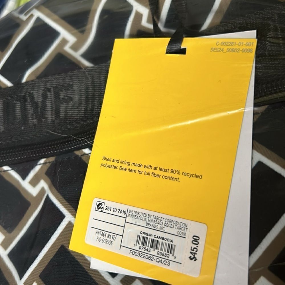 DVFVintageWeaveNeutralChicWeekenderBag 💼Beach🏖️Cruise🚢OfficeZippers &Snaps🫰 - Picture 8 of 10